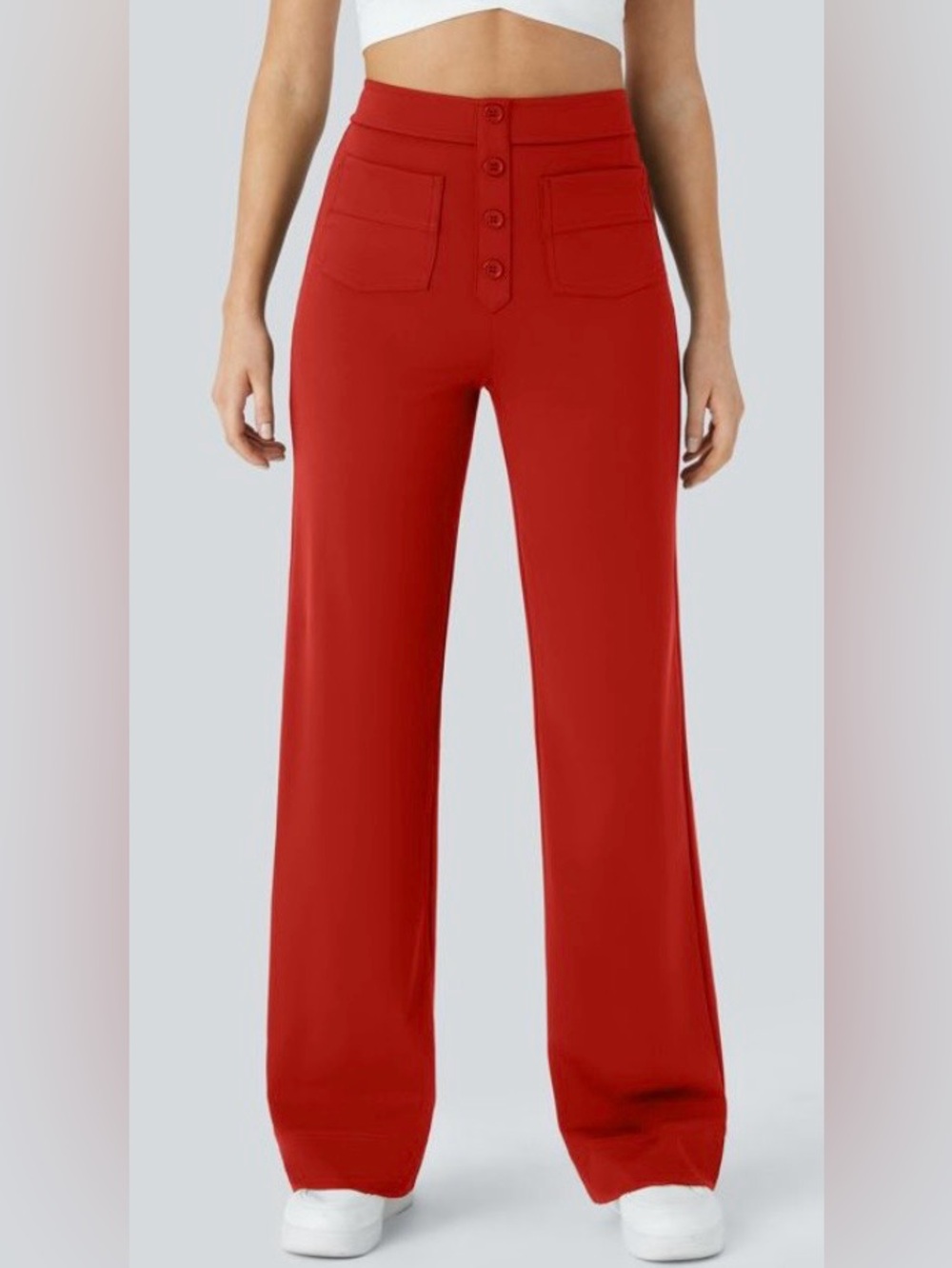 XLARGE.  HALARA  BUTTON STRAIGHT  LEG  PANT